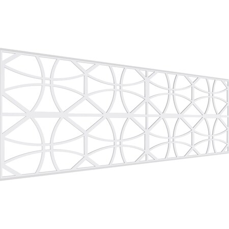 Ekena Millwork Set of Four Panels for 94 1/2"W x 32 1/4"H Haswell Fretwork Wainscot Wall Paneling WPKP16X01X47HWL